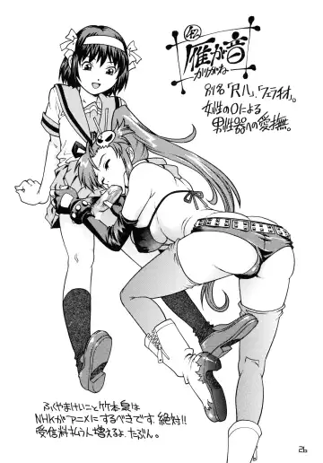 [Yanagawa Rio] Futanari Haruhi no 48H ~Kouhen~ Fhentai - Page 26