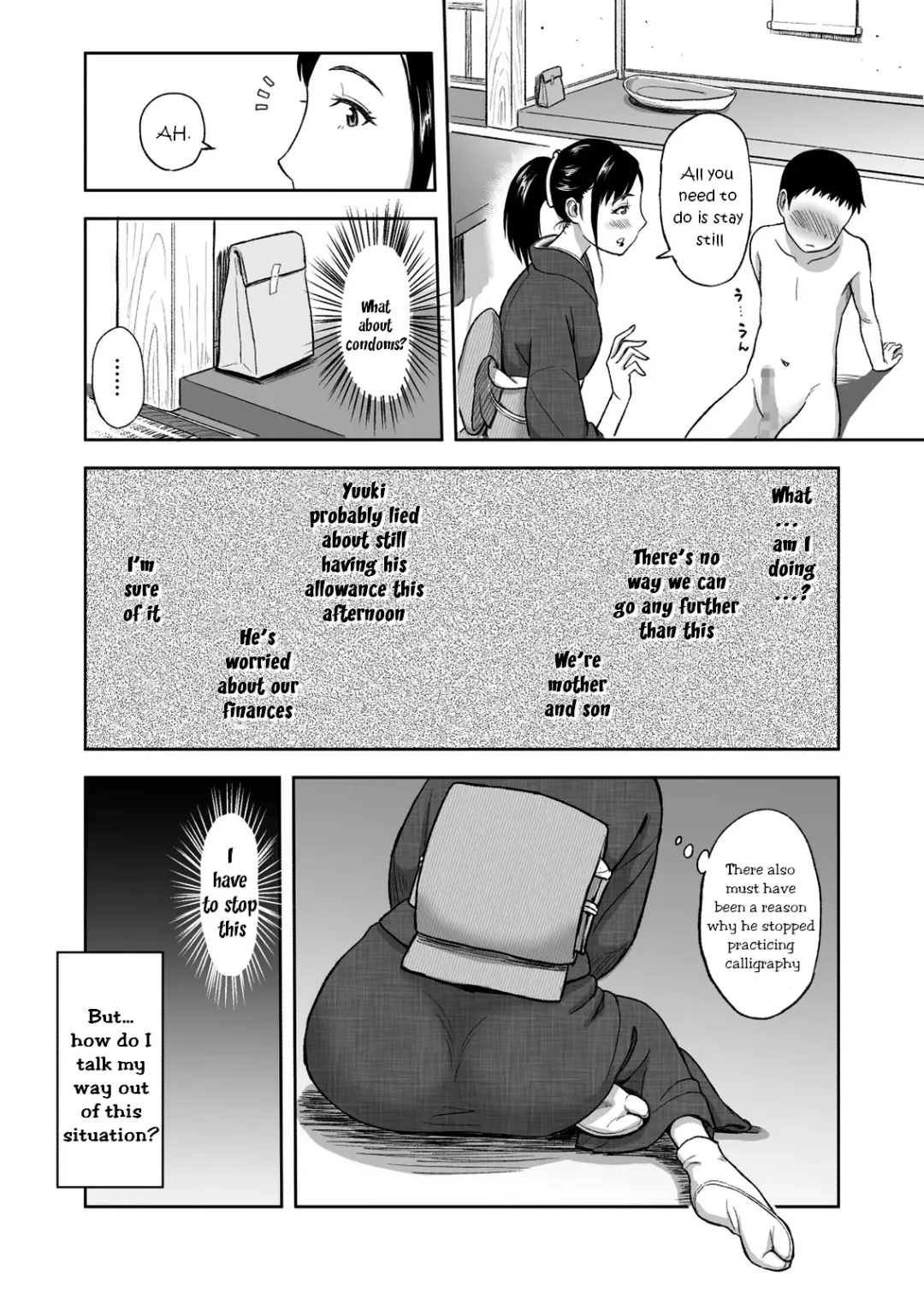 [Tadano Kushami] Haha ga Taisetsu ni Shite Iru Fude | Mother's Beloved Brush Fhentai - Page 19