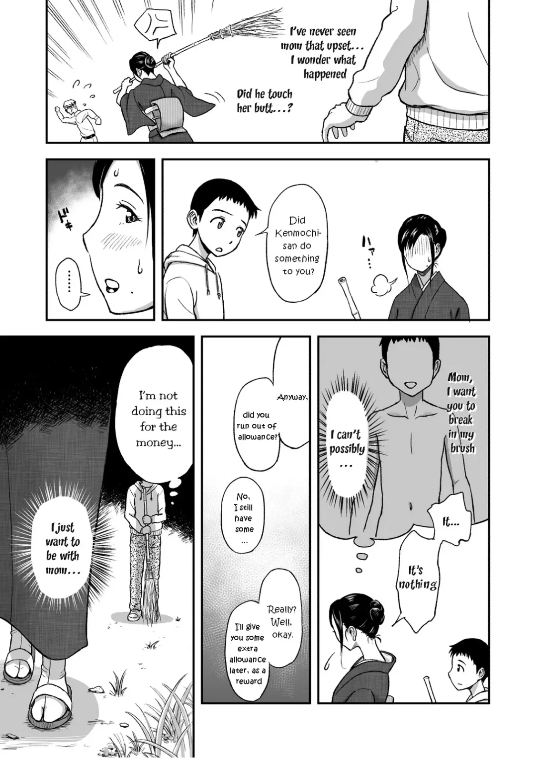 [Tadano Kushami] Haha ga Taisetsu ni Shite Iru Fude | Mother's Beloved Brush Fhentai - Page 5