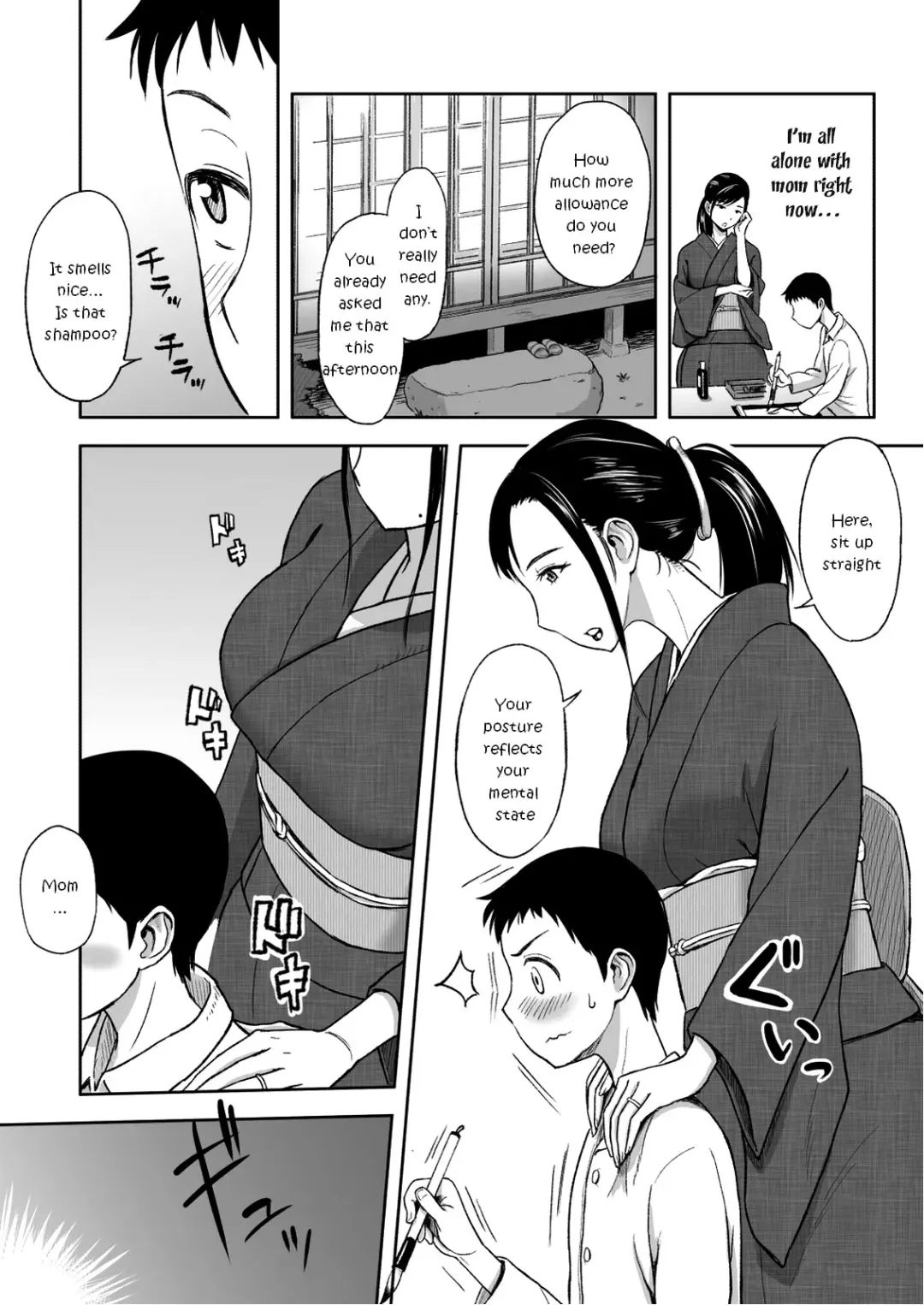 [Tadano Kushami] Haha ga Taisetsu ni Shite Iru Fude | Mother's Beloved Brush Fhentai - Page 9