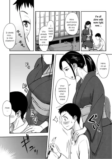 [Tadano Kushami] Haha ga Taisetsu ni Shite Iru Fude | Mother's Beloved Brush Fhentai - Page 9