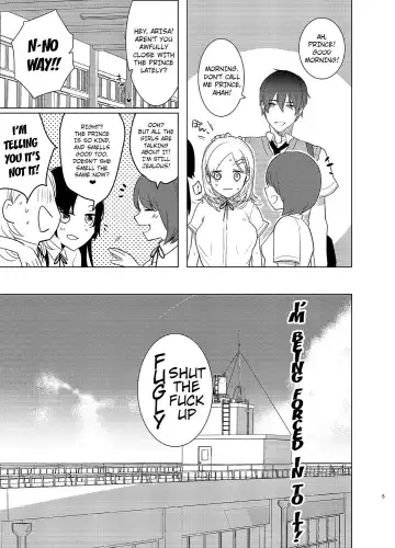 [Aimaitei Umami] Gakkou Ichi no Ouji-sama ga Jitsuwa DoS de Haraguro dakedo Atashi no Futanari Chinpo no Mae dato Soku Ochi Mesu Ahegao Sarashichautte Hontou desu ka?! Fhentai - Page 4