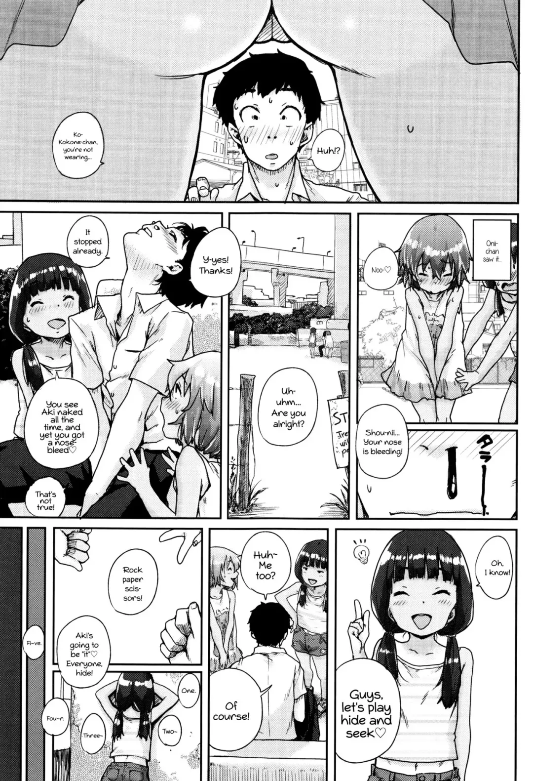 [Ponsuke] Sukumizu Hiyake no Kakurenbo | School Swimsuit Tan Hide and Seek Fhentai - Page 5