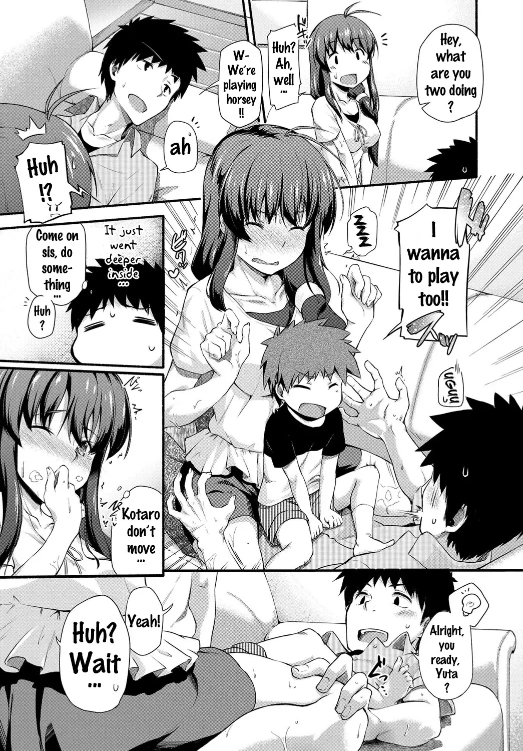 [Shiraishinsuke] Naisho no Ouma-san Gokko | Secret Horse Play Fhentai - Page 13