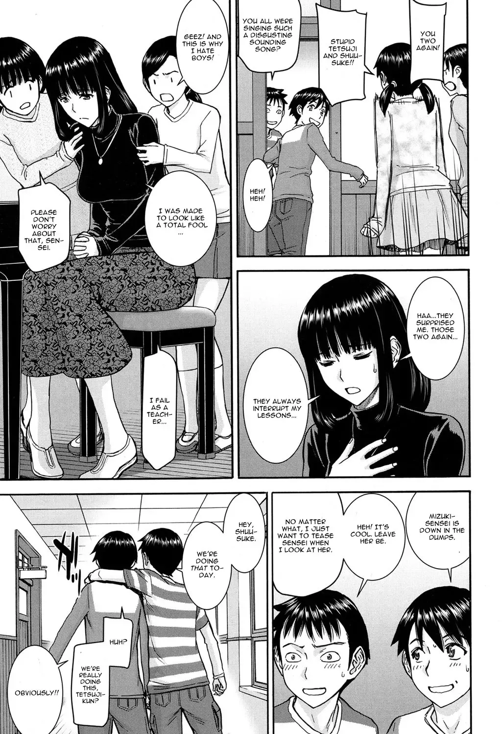 [Inomaru] Mizuki Sensei to Akudou - Miss. Mizuki and bad boy Fhentai - Page 3