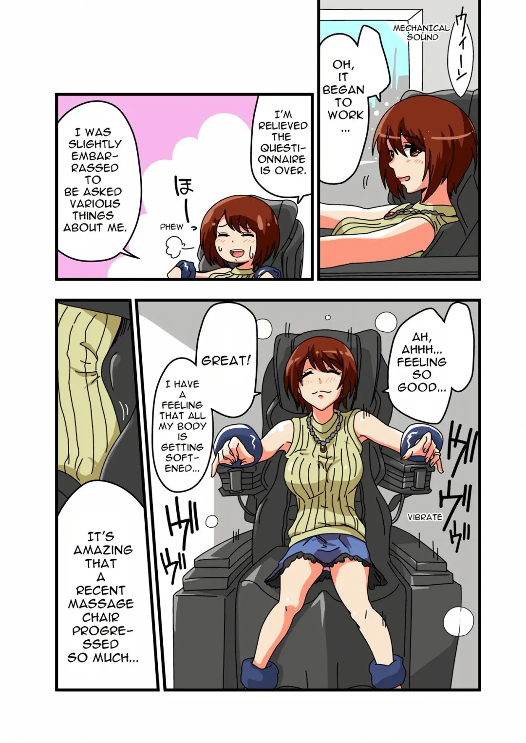 [Ponpoko Heihachirou] Kusuguri Massage Chair | Tickle Massage Chair Fhentai - Page 4