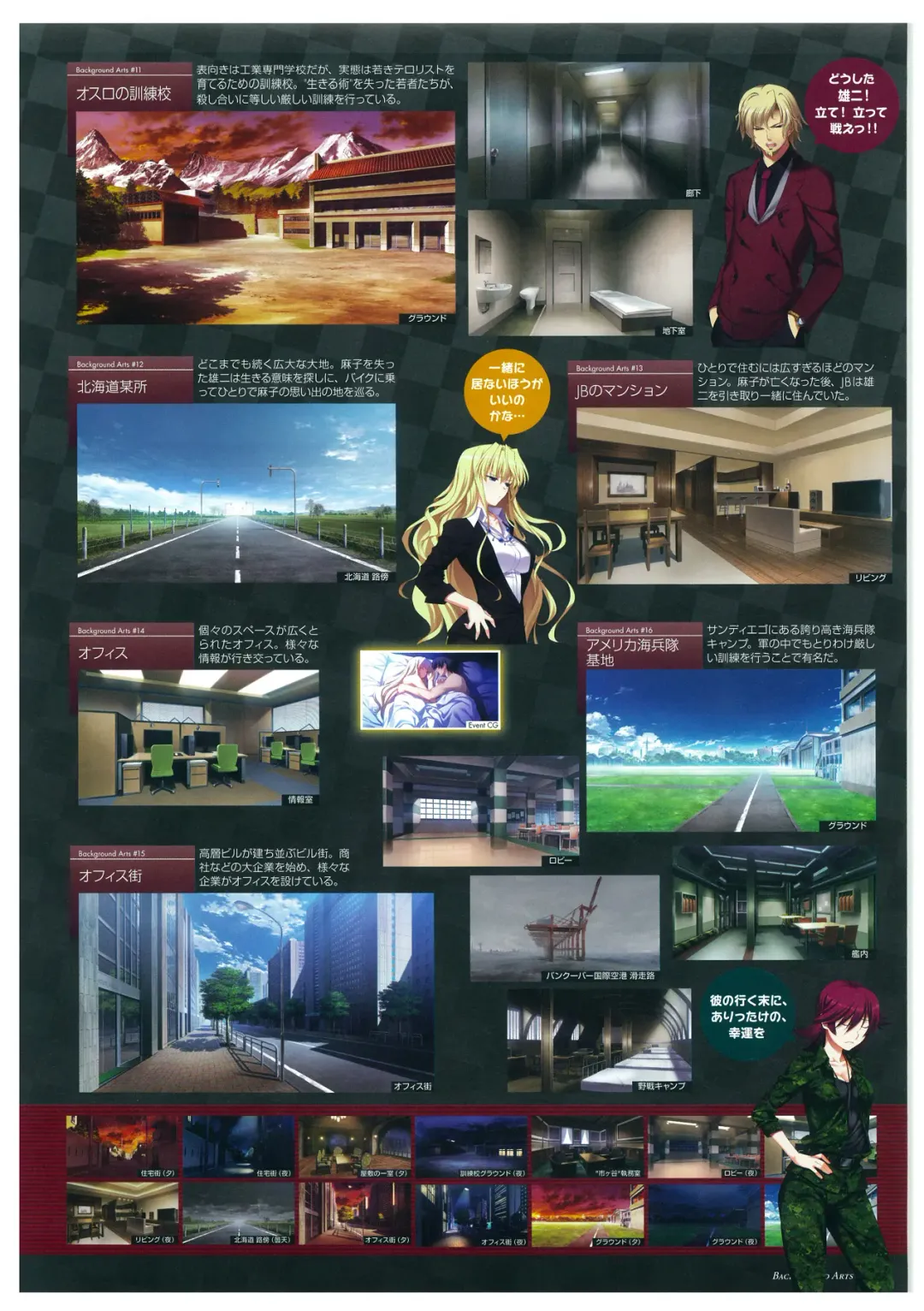 [Fumio - Watanabe Akio] Grisaia no Meikyuu Visual Fanbook Fhentai - Page 122