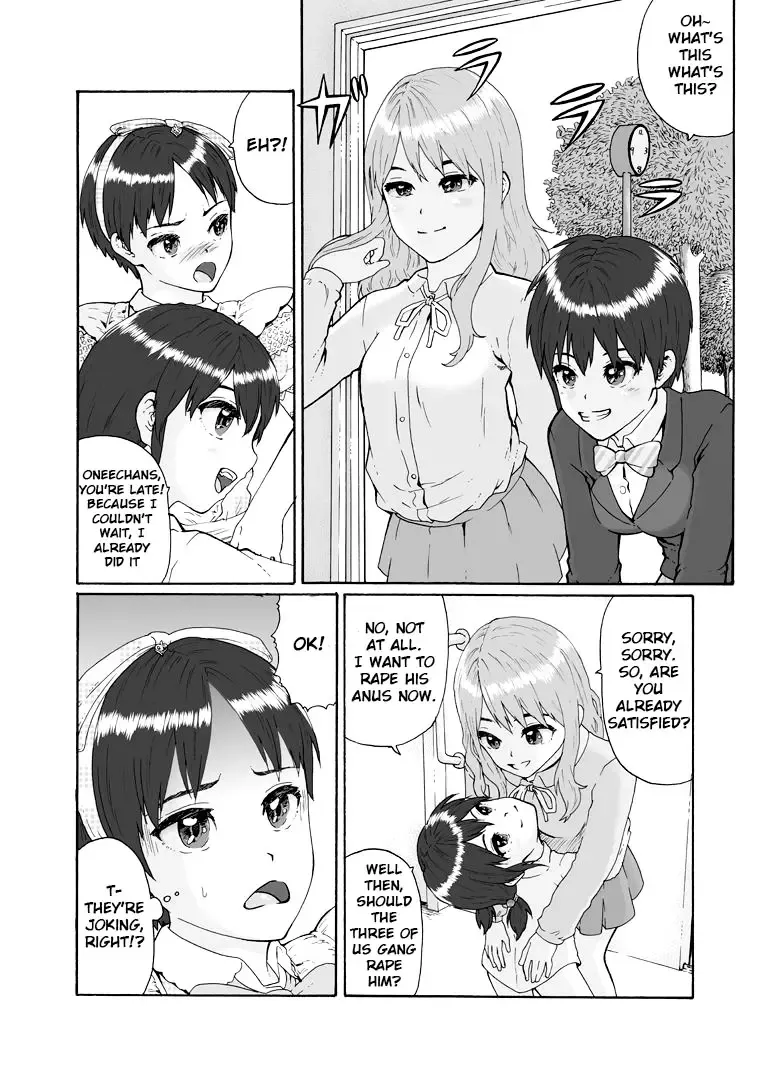 Futanari Sanshimai wa Josou Shounen no Anal ga Osuki | The Three Futanari Sisters Like to Have Anal Sex With the Crossdressing Boy Fhentai - Page 18
