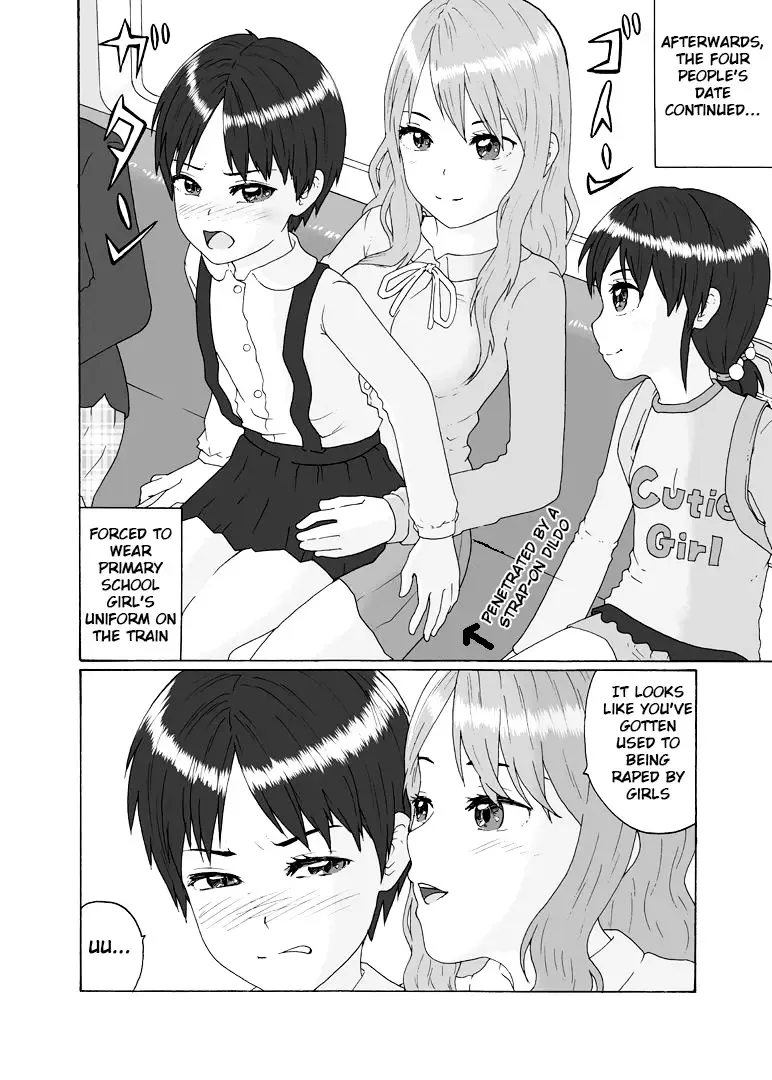 Futanari Sanshimai wa Josou Shounen no Anal ga Osuki | The Three Futanari Sisters Like to Have Anal Sex With the Crossdressing Boy Fhentai - Page 27
