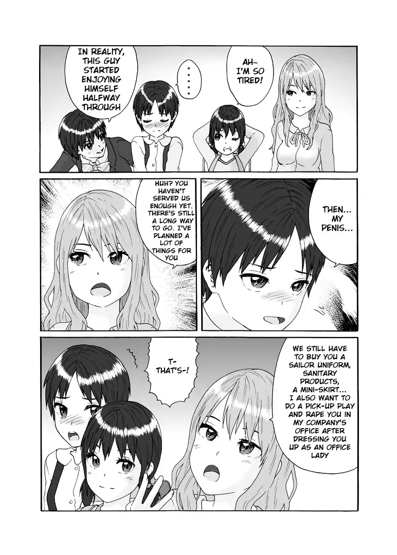 Futanari Sanshimai wa Josou Shounen no Anal ga Osuki | The Three Futanari Sisters Like to Have Anal Sex With the Crossdressing Boy Fhentai - Page 30