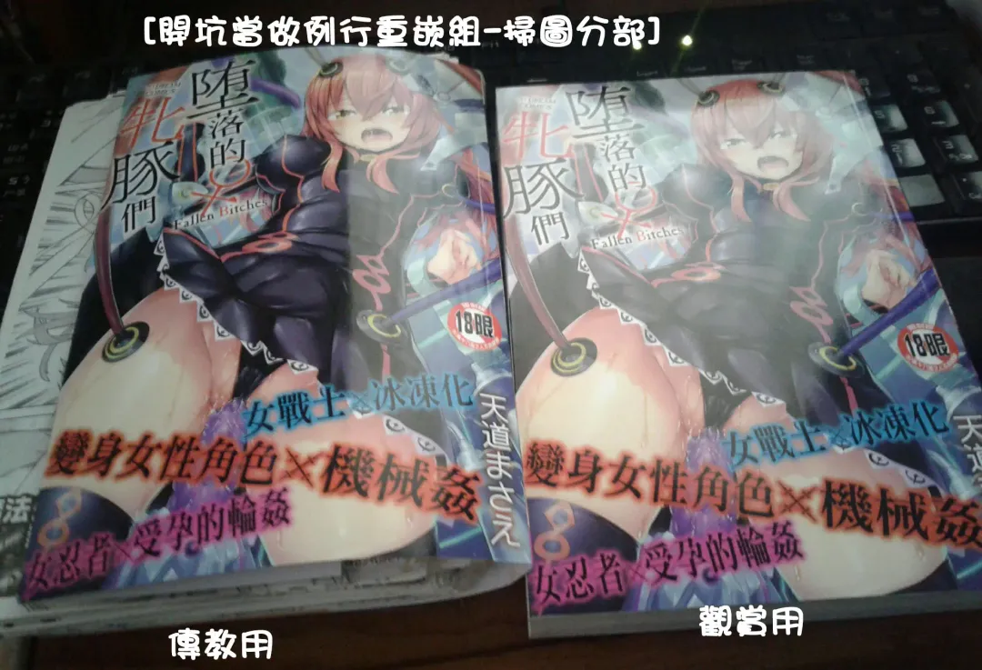 [Tendou Masae] Ochita Mesubuta-tachi - Fallen Bitches | 墮落的♀牝豚們 Fhentai - Page 200