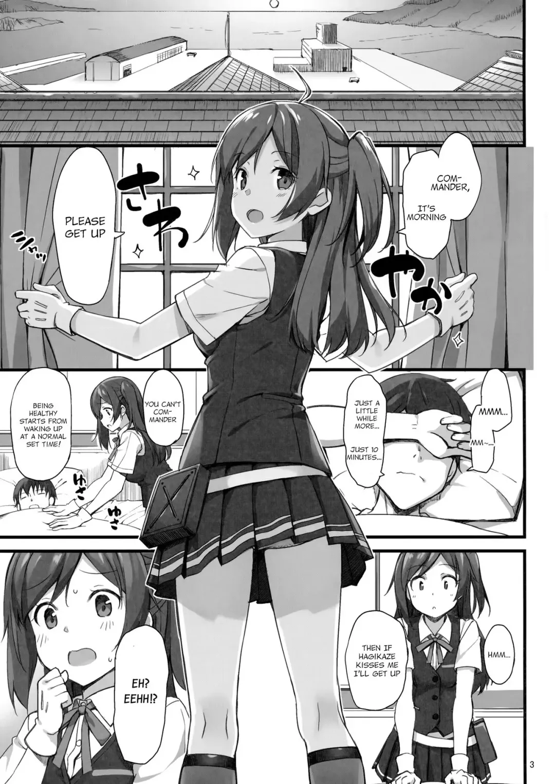 [Takayaki] Hagikaze no Shiawase Morning Call | Happy Morning Call of Hagikaze Fhentai - Page 2