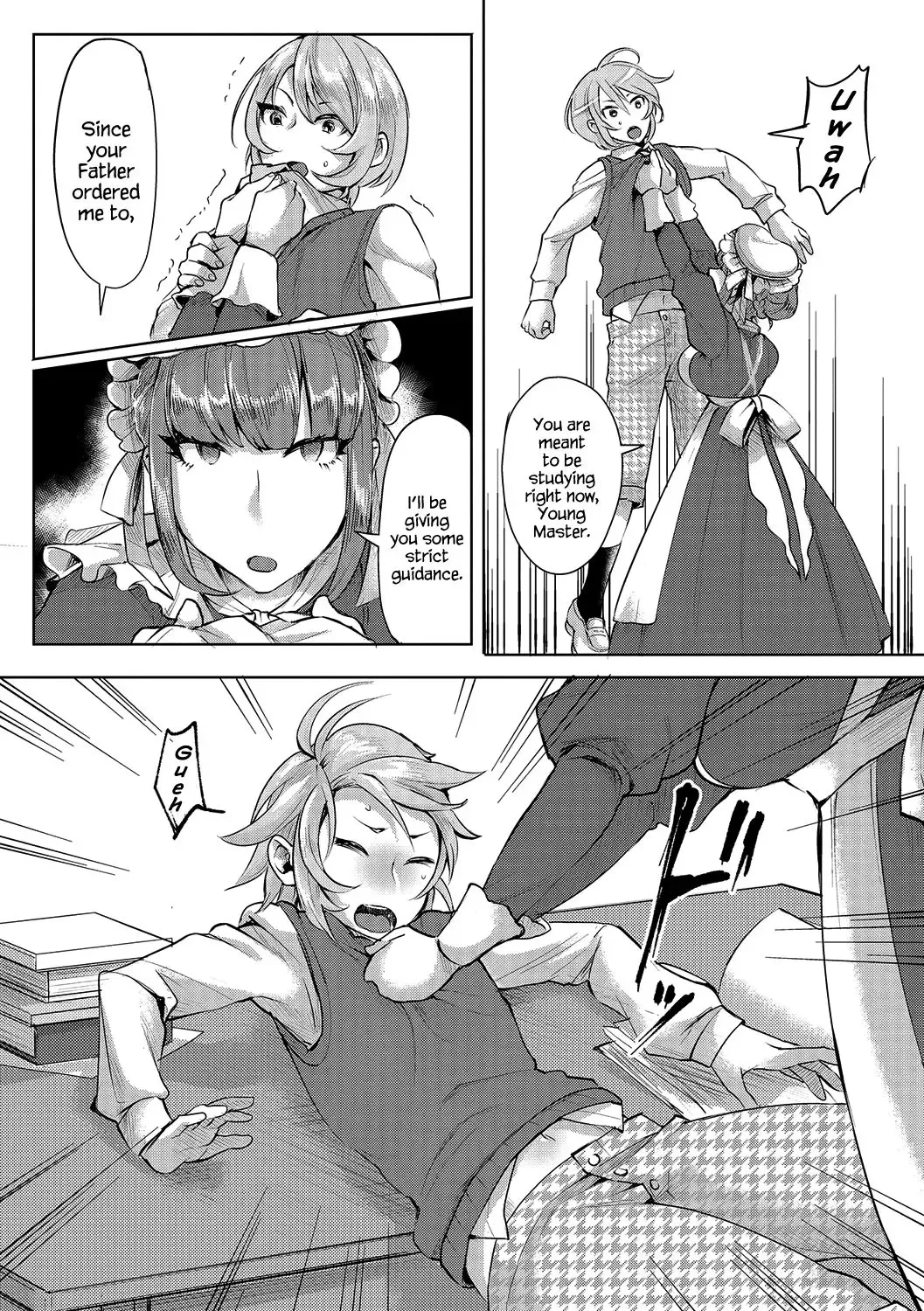 [Omecho] Bocchama no Aibou Maid | The Young Master's Partner Maid (decensored) Fhentai - Page 4