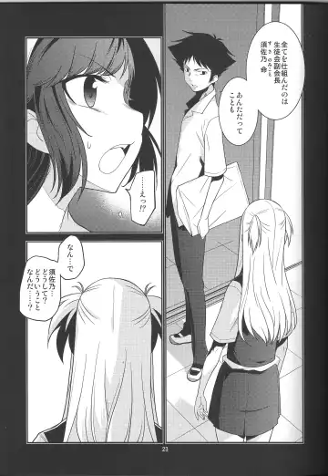 [Minazuki Futago] Seitokaichou Kagura no Sugao + Omake Fhentai - Page 23