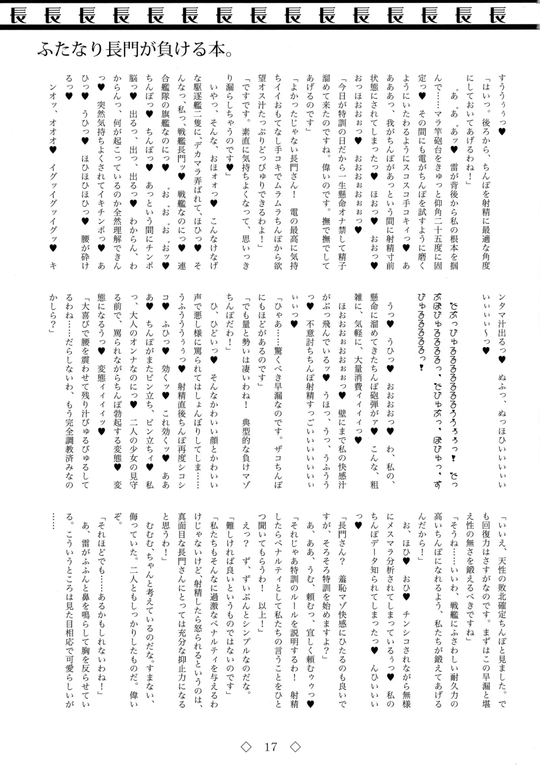 Futanari Nagato ga Makeru hon. Fhentai - Page 17