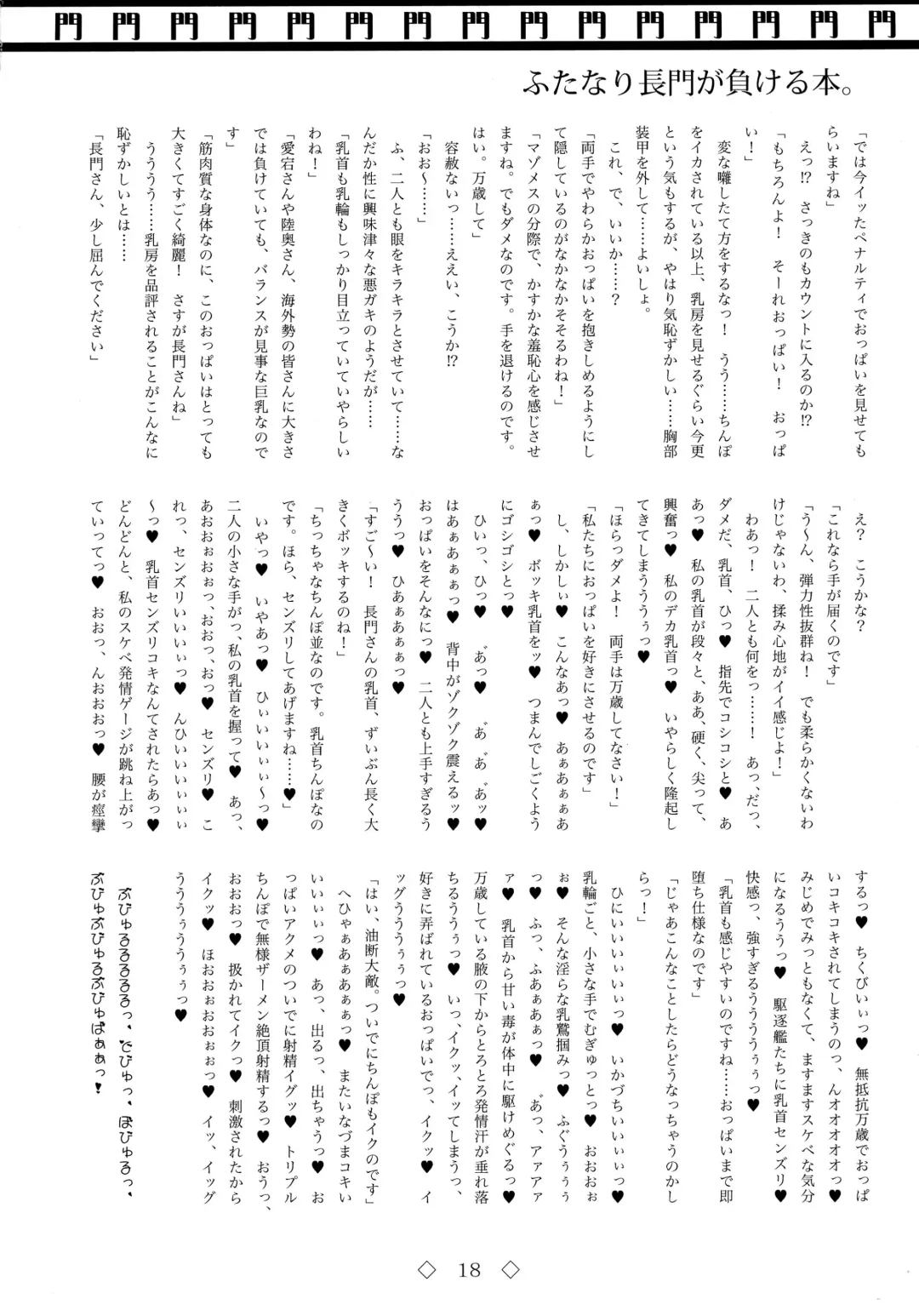 Futanari Nagato ga Makeru hon. Fhentai - Page 18