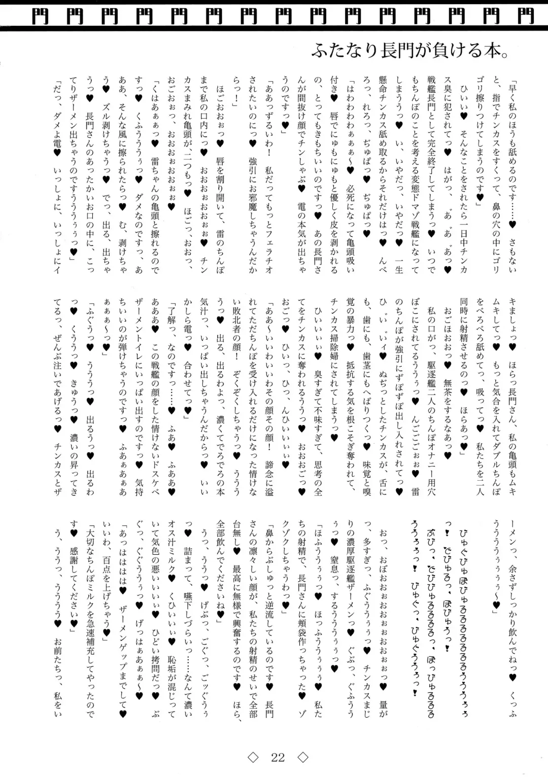 Futanari Nagato ga Makeru hon. Fhentai - Page 22