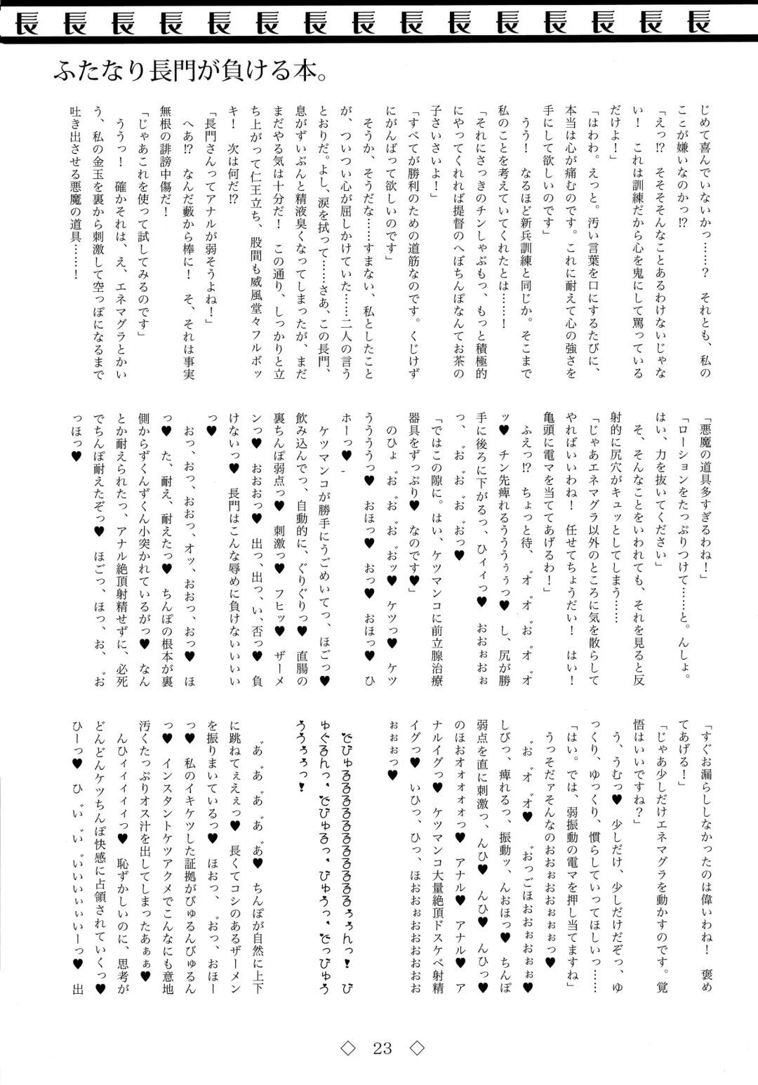 Futanari Nagato ga Makeru hon. Fhentai - Page 23