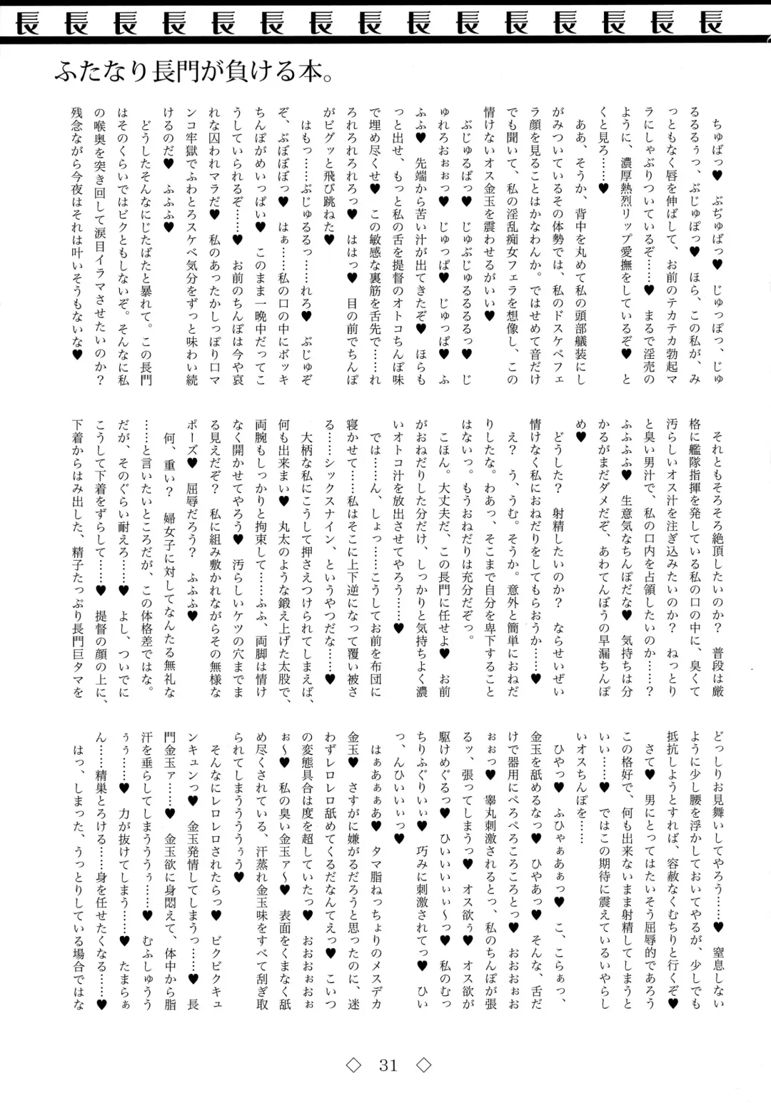 Futanari Nagato ga Makeru hon. Fhentai - Page 31