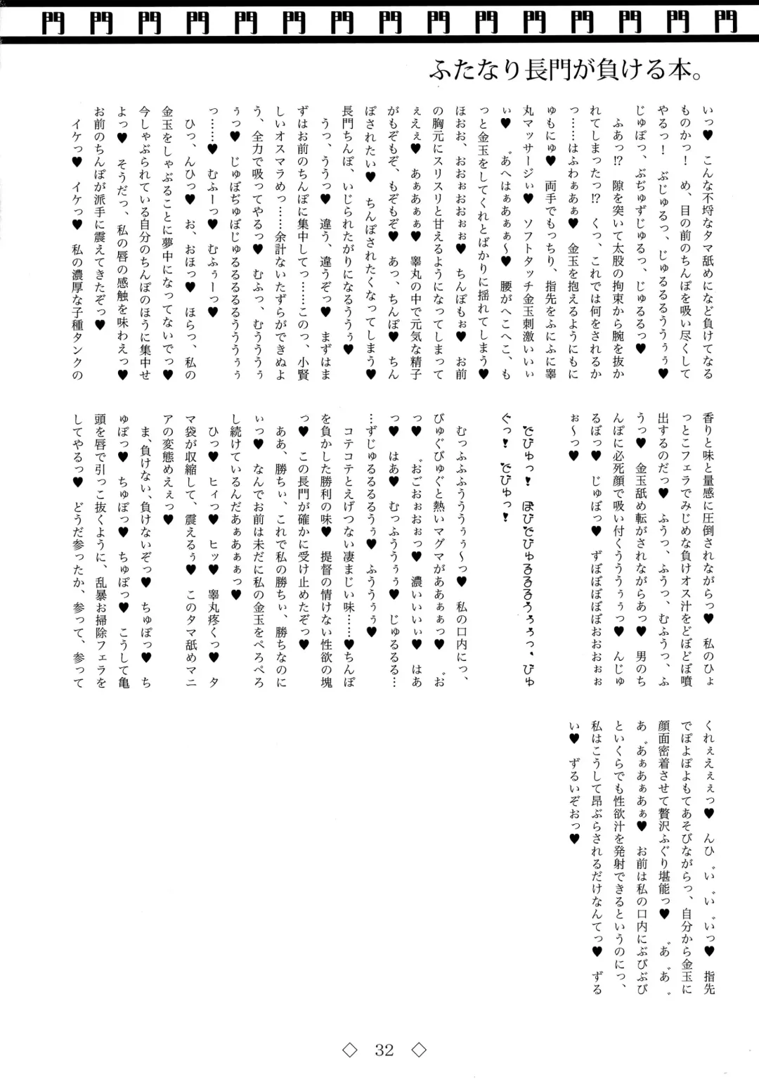 Futanari Nagato ga Makeru hon. Fhentai - Page 32