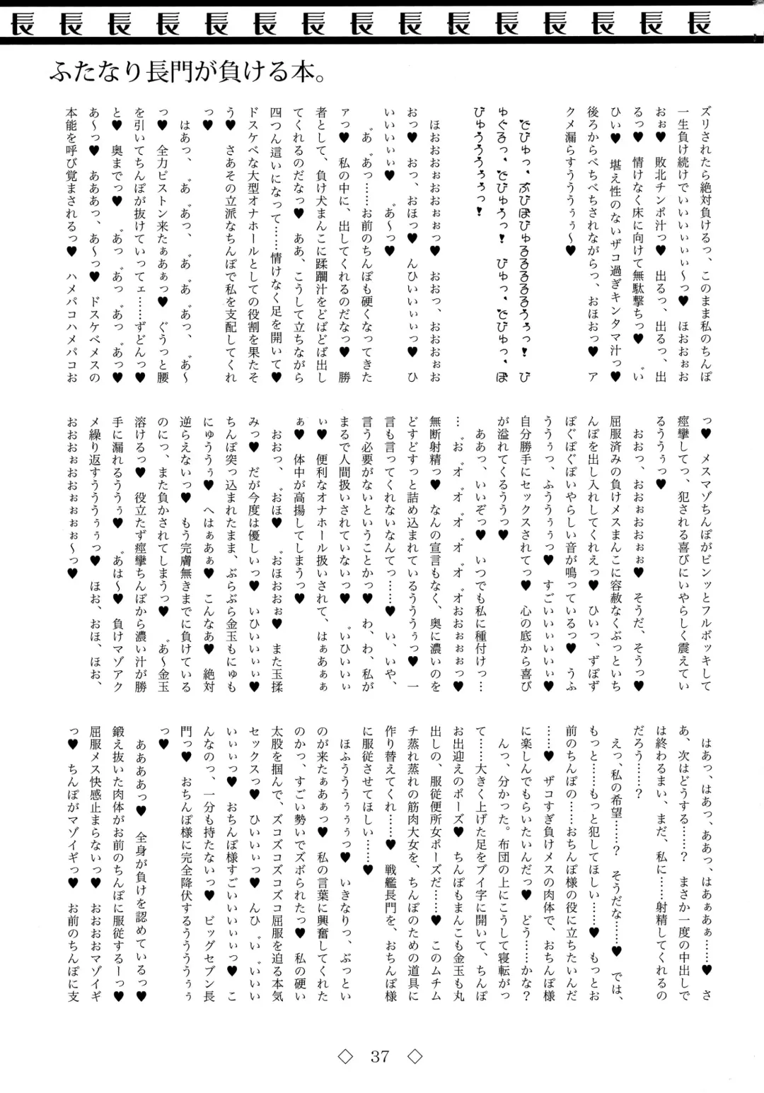 Futanari Nagato ga Makeru hon. Fhentai - Page 37