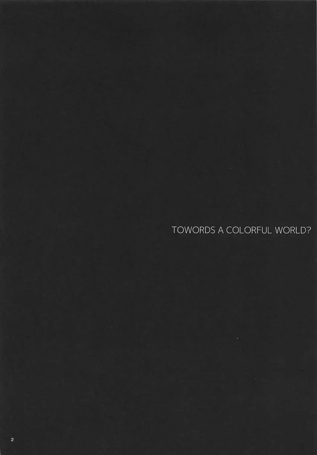 [Sumiya] TOWARDS A COLORFUL WORLD? Fhentai - Page 3