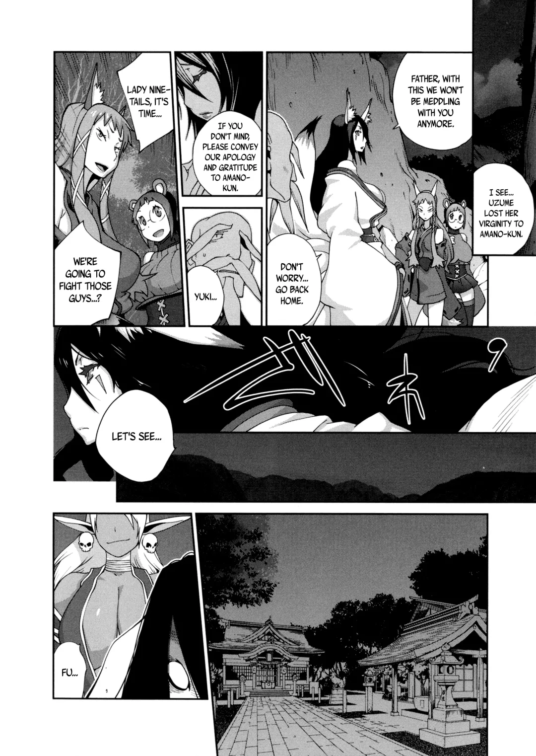 [Kotoyoshi Yumisuke] Hyakka Nyuuran ~UZUME~ | Hundred Blossoms Raging Boobs ~UZUME~ Fhentai - Page 133