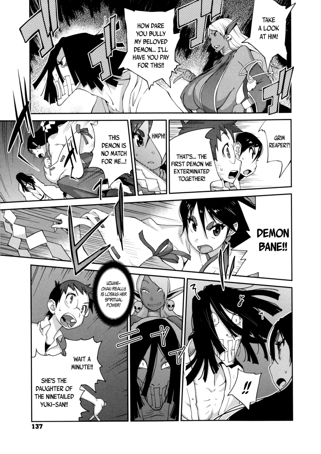[Kotoyoshi Yumisuke] Hyakka Nyuuran ~UZUME~ | Hundred Blossoms Raging Boobs ~UZUME~ Fhentai - Page 138