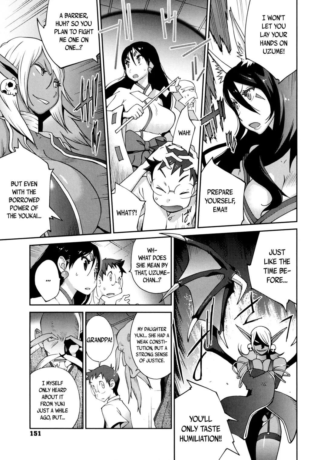 [Kotoyoshi Yumisuke] Hyakka Nyuuran ~UZUME~ | Hundred Blossoms Raging Boobs ~UZUME~ Fhentai - Page 152