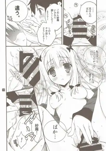 [Rinrin] Konnani Hazukashii Koto o Suru Imouto o Ore wa Shiranai Fhentai - Page 13