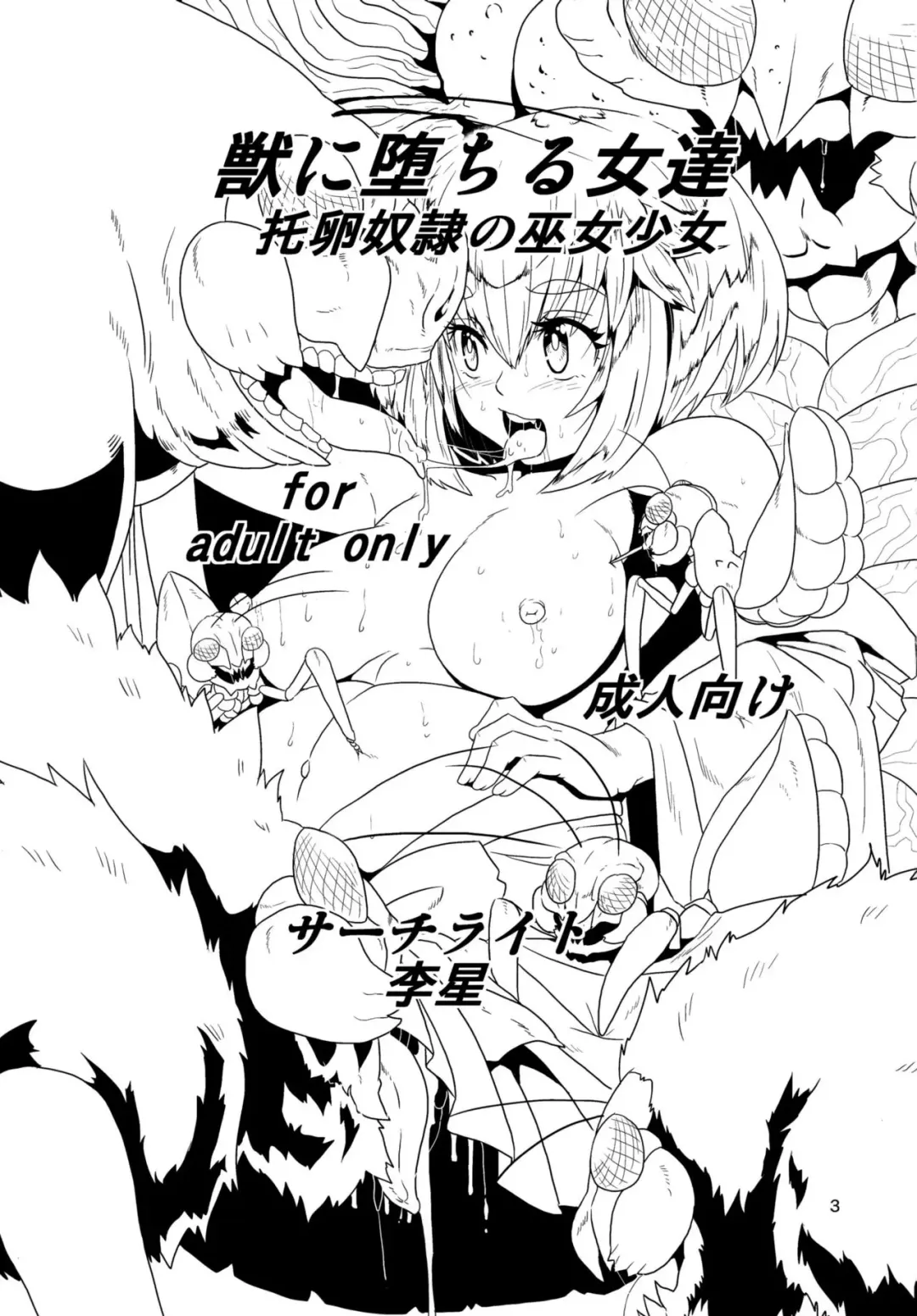 [Risei] Kemono ni Ochiru Onna-tachi Takuran Dorei no Miko Shoujo Fhentai - Page 3
