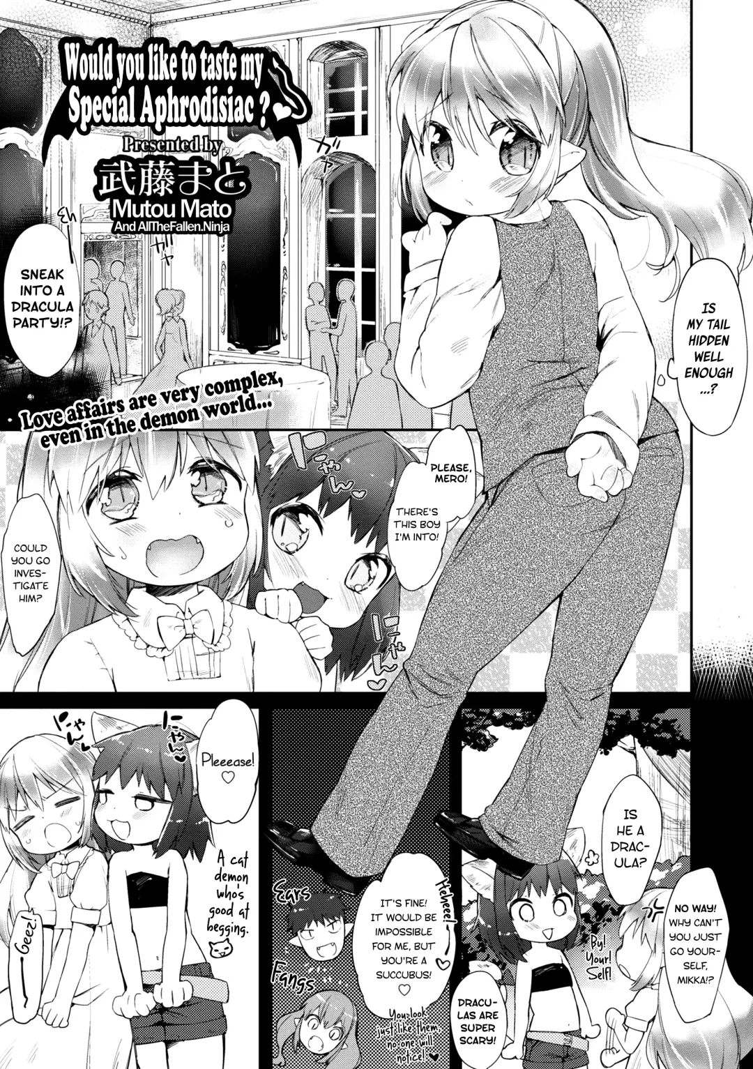 [Mutou Mato] Tokkou Biyaku o Meshiagare | Would you like to taste my Special Aphrodisiac? (decensored) Fhentai - Page 1