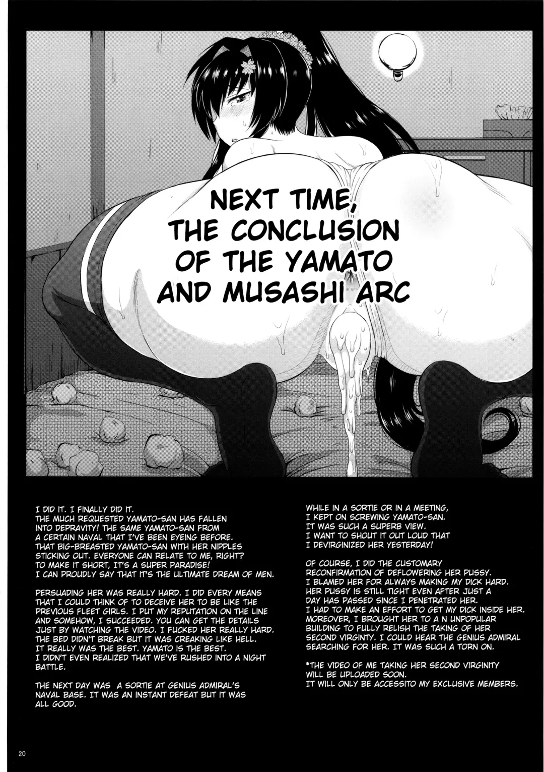 [Deep Valley] Senkan Musashi Ranshi Seiatsu Sakusen ~Kimoota Teitoku Chinpou Gyorai ga Musashi no Shojo Soukou o Chokugeki Kantsuu! Takumashii Nyotai o Bosen ni Kaisou Shite Shison Hanshoku Saseru Fhentai - Page 21