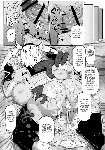[Deep Valley] Senkan Musashi Ranshi Seiatsu Sakusen ~Kimoota Teitoku Chinpou Gyorai ga Musashi no Shojo Soukou o Chokugeki Kantsuu! Takumashii Nyotai o Bosen ni Kaisou Shite Shison Hanshoku Saseru Fhentai - Page 11