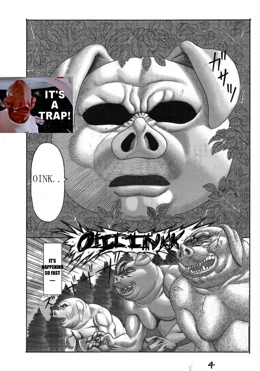 [Watanabe Kenpo] Butaningen no Toride Fhentai - Page 4