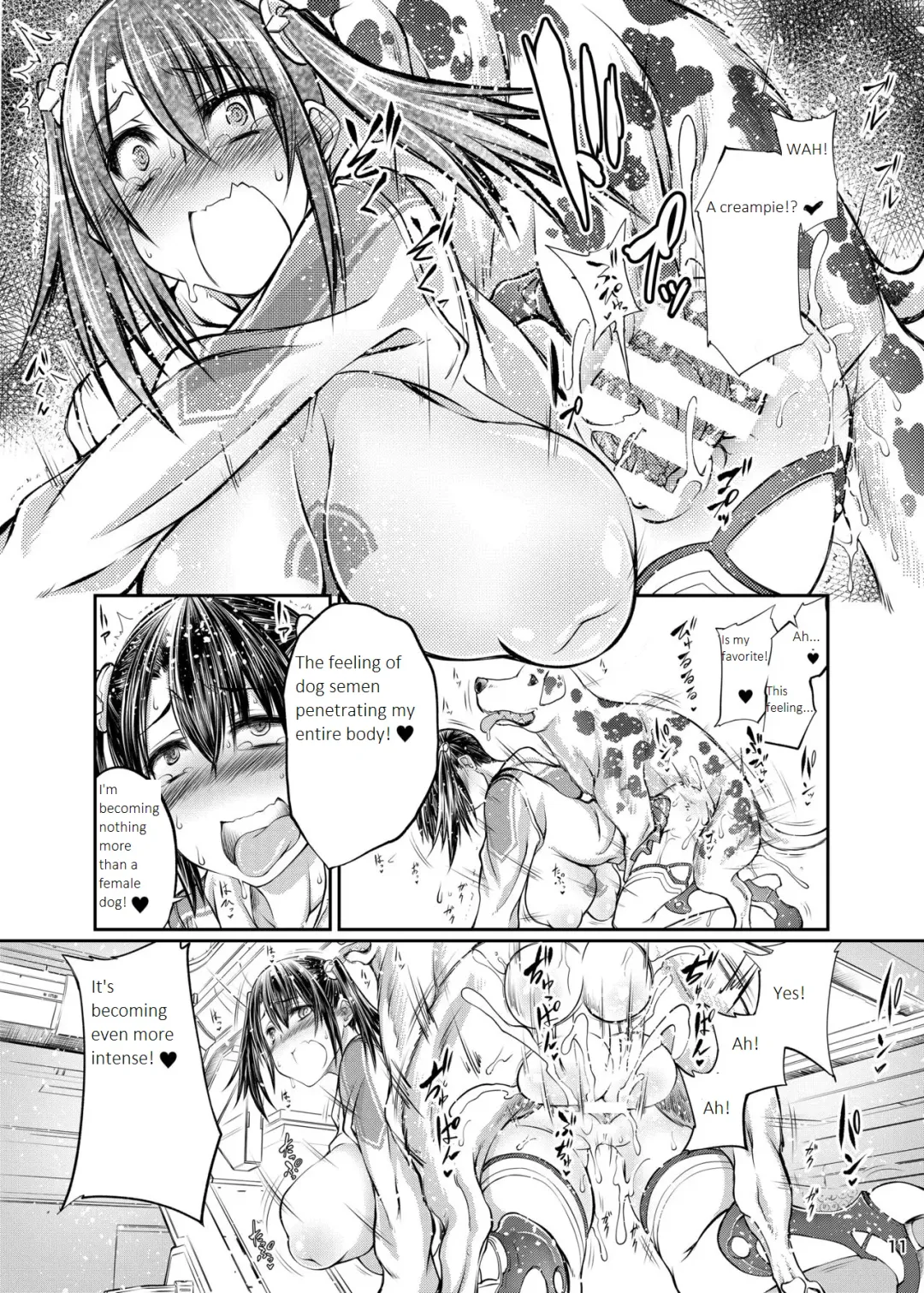 [Tenzen Miyabi] Inu X Blade X Cross | Dog X Blade X Cross Fhentai - Page 10