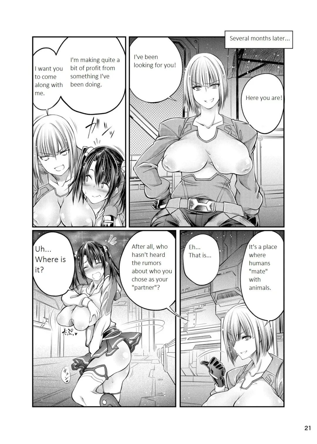 [Tenzen Miyabi] Inu X Blade X Cross | Dog X Blade X Cross Fhentai - Page 21
