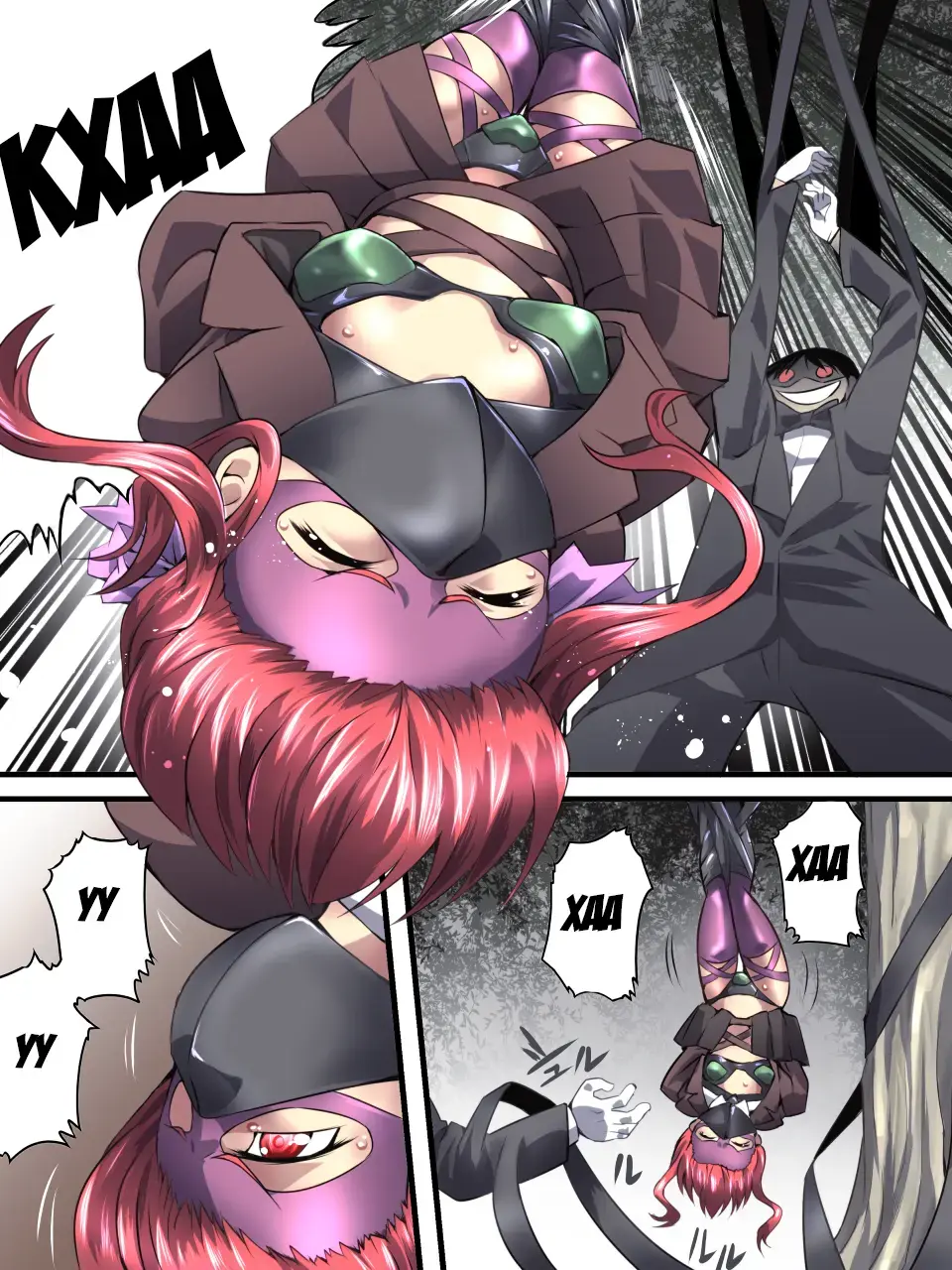 Superheroine Yuukai Ryoujoku 8 - Superheroine in Distress - Chrome Rose Bell II Fhentai - Page 19