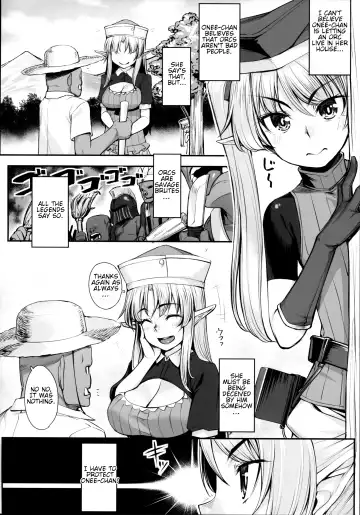 [Kasei] Elf Shimai to Orc-san | Elf Sisters And The Orc Fhentai - Page 4
