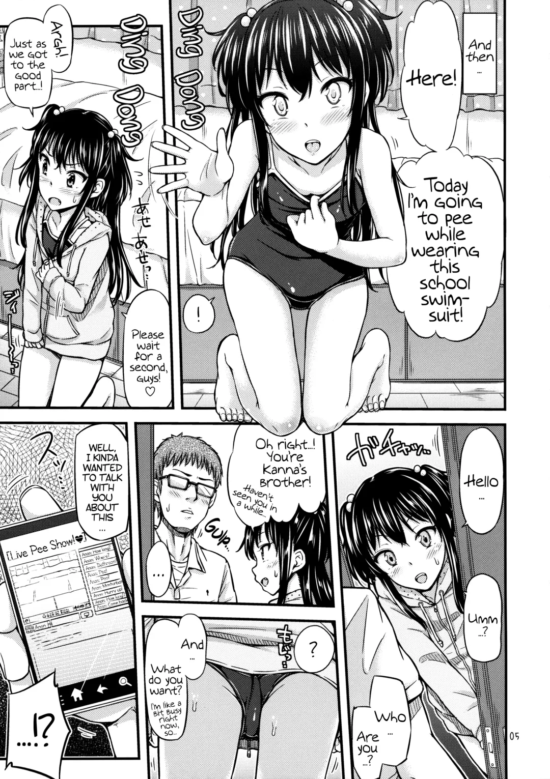 [Tsuttsu] OshiNama!? | Live Pee Show!? Fhentai - Page 6