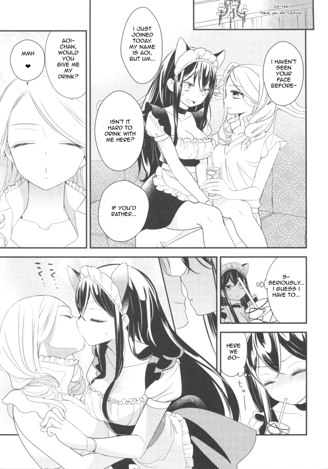 [Gyuunyuu Rinda - Homura Subaru] Tachi Masshigura ~Neko Cafe Yuri Goudou~ Fhentai - Page 20