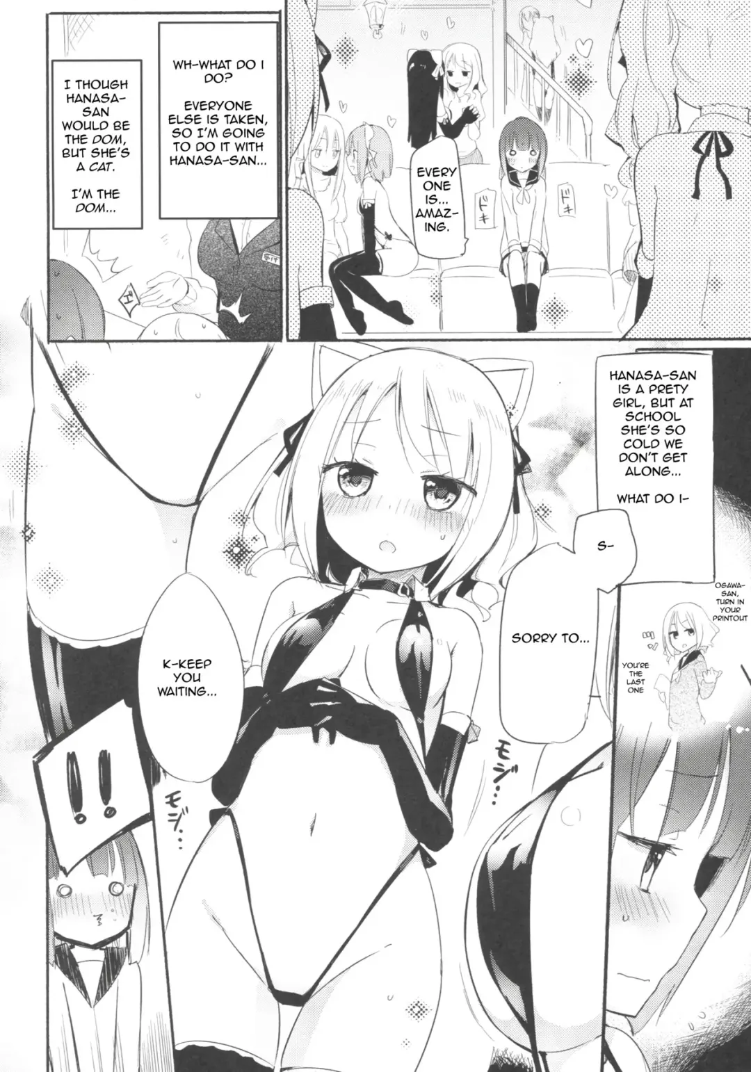 [Gyuunyuu Rinda - Homura Subaru] Tachi Masshigura ~Neko Cafe Yuri Goudou~ Fhentai - Page 3