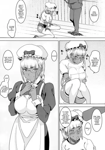 [At] Tensai! Kasshoku Kokumaro Funnyuu Maid!!! | Genius! Milk-spraying Creamy Brown Maid! Fhentai - Page 15