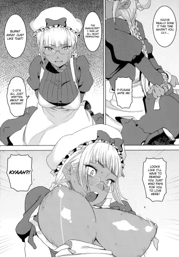 [At] Tensai! Kasshoku Kokumaro Funnyuu Maid!!! | Genius! Milk-spraying Creamy Brown Maid! Fhentai - Page 6