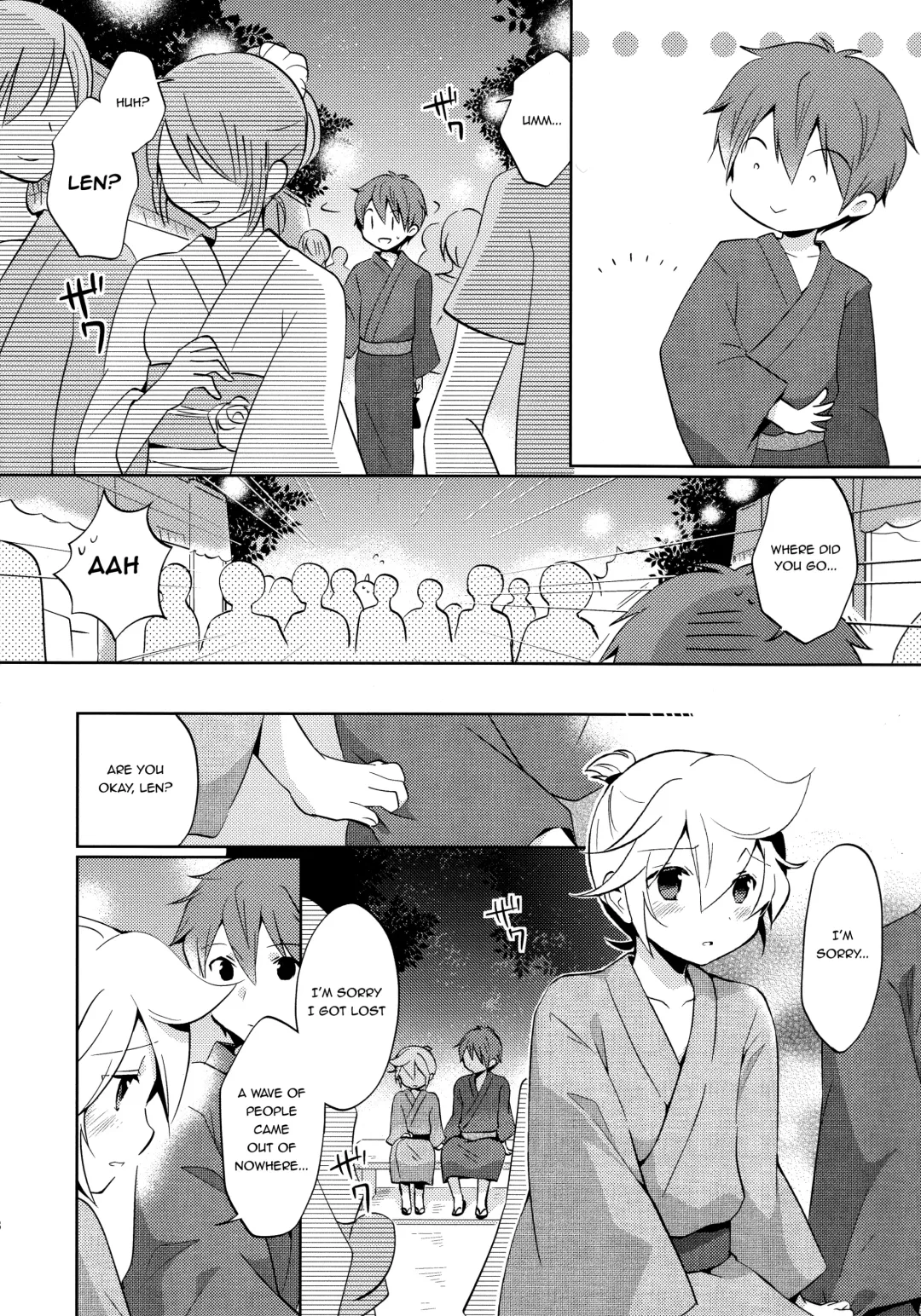 [Usuchi.] Issho ni Yukata Kimaster Fhentai - Page 7