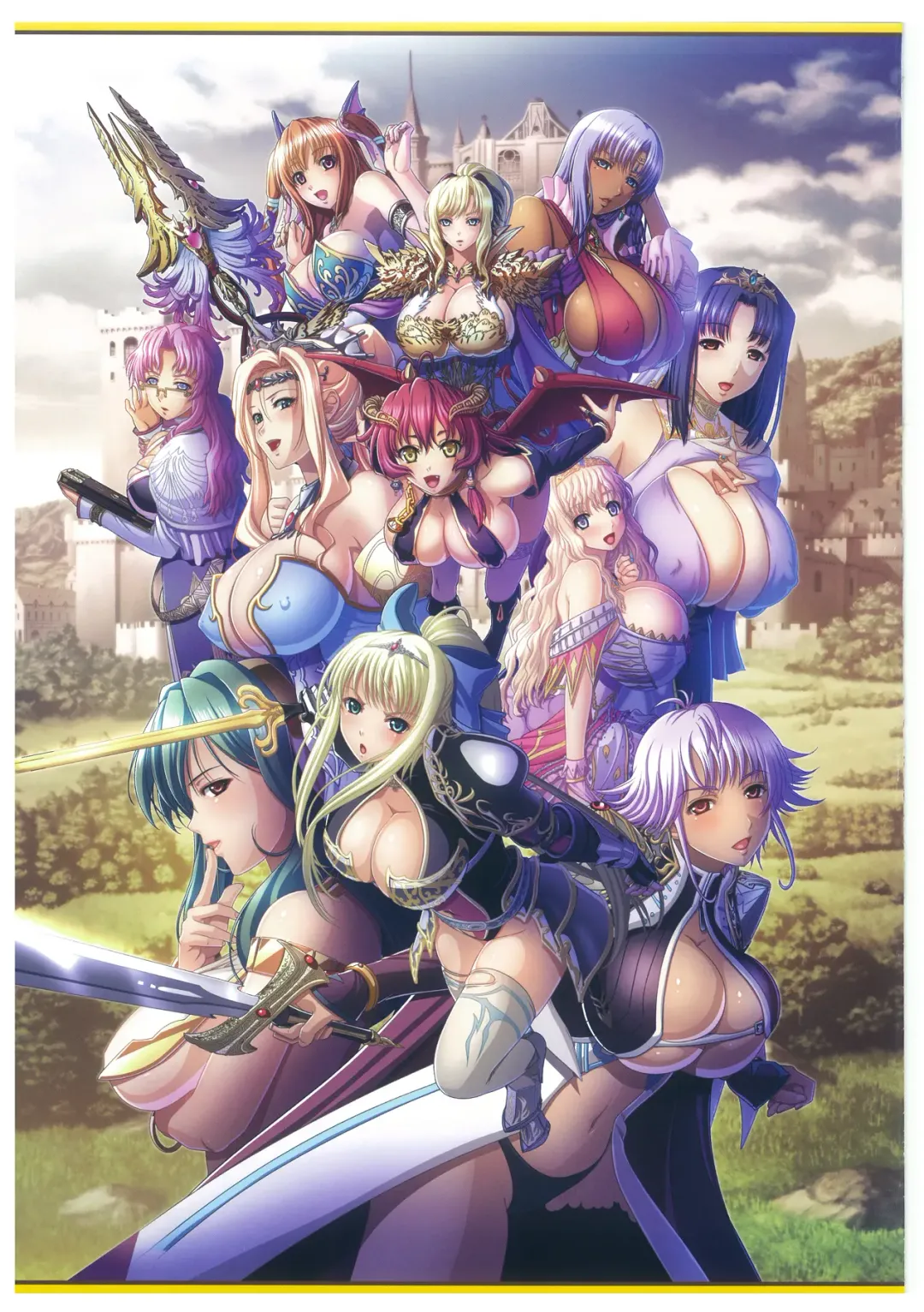 [Mizoro Tadashi - Q-gaku] Kyonyuu Gensou -Kyonyuu Fantasy Complete- Fhentai - Page 4