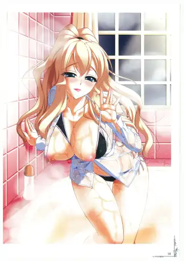 黒の教室 ビジュアルファンブック ＋BISHOP IMMORAL WORKS Fhentai - Page 111