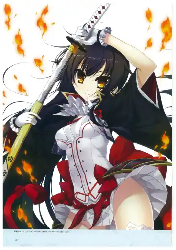 戦国†恋姫 ～乙女絢爛☆戦国絵巻～ ビジュアルファンブック-2 Fhentai - Page 10