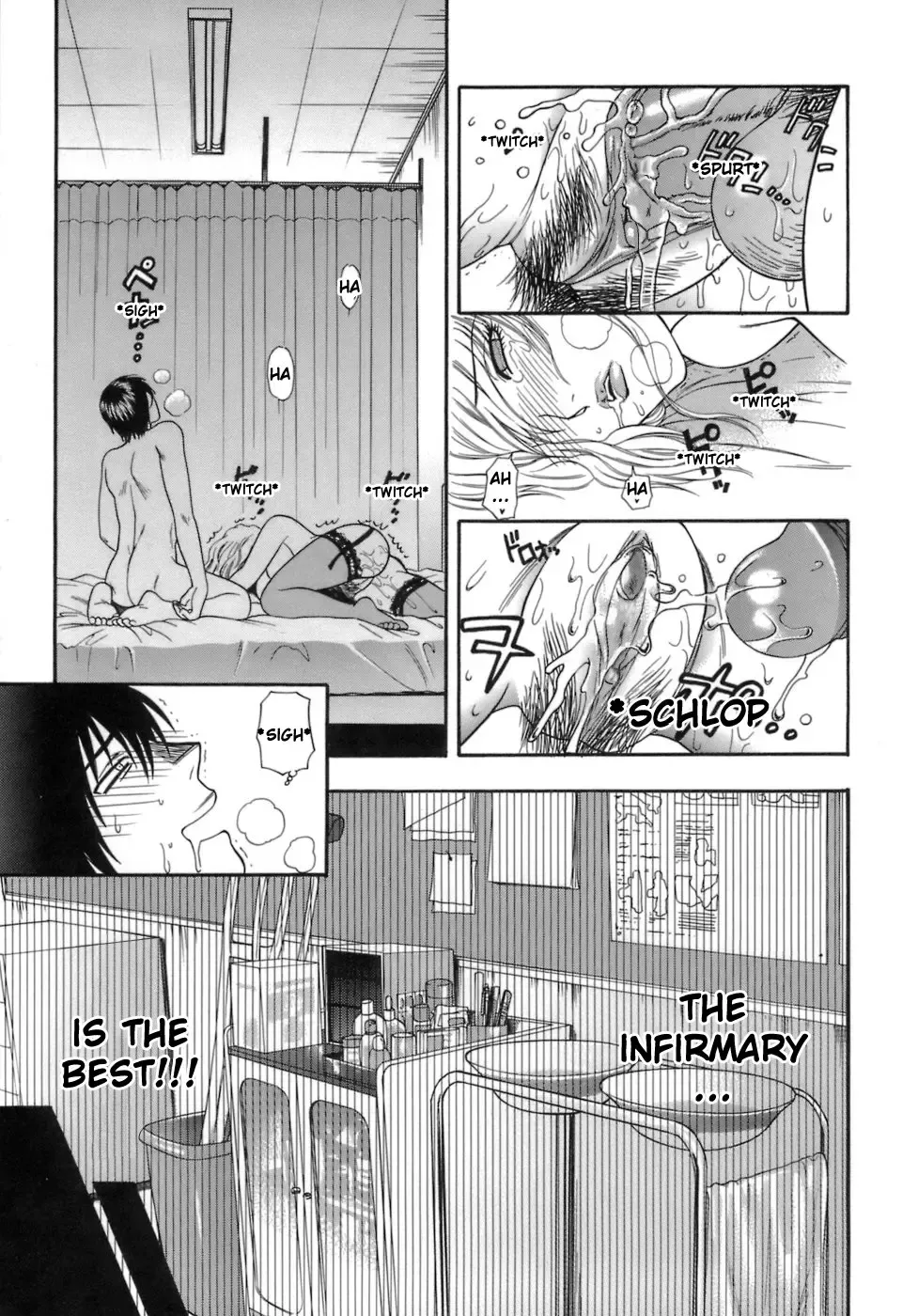 [Azuma Tesshin] Momoiro Hokenshitsu | The Pink Infirmary Ch. 1-5 (decensored) Fhentai - Page 11