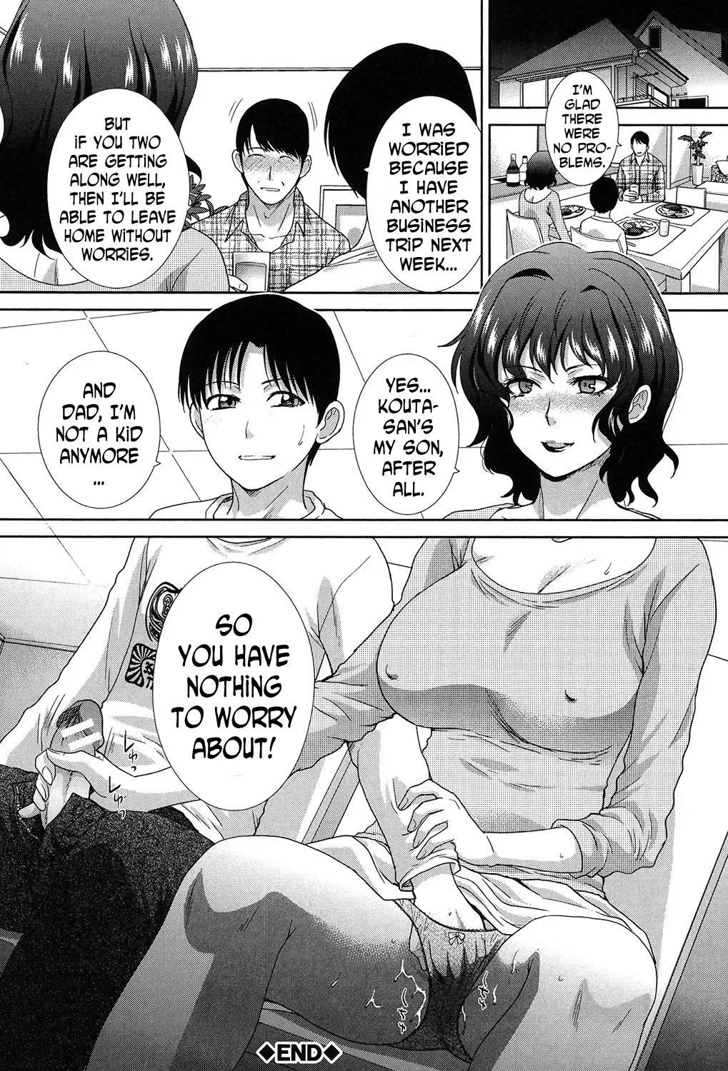 [Itaba Hiroshi] Haha o Okashi Tsuzukeru Hibi | The Days Spent Raping My Stepmom Fhentai - Page 24